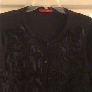 Black gorgeous detailed cardigan